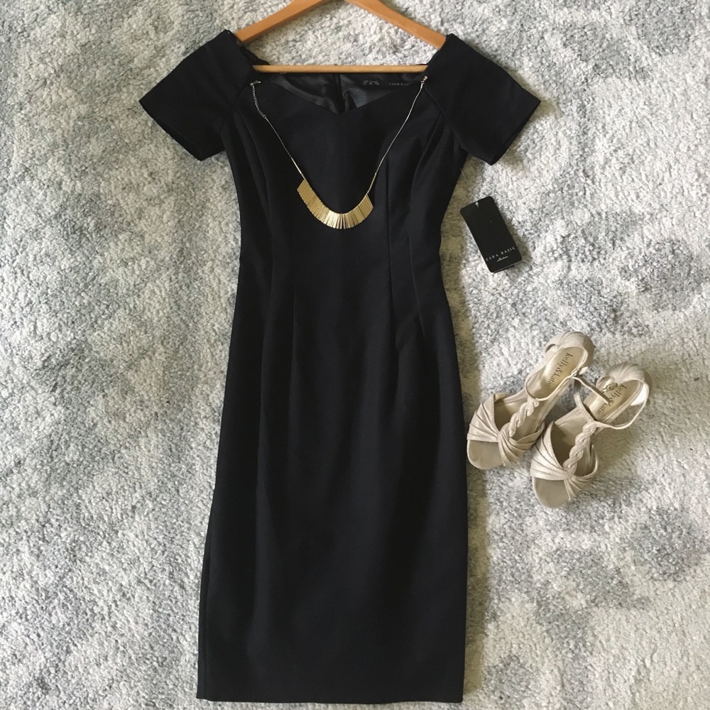 Zara Basic Black Dress